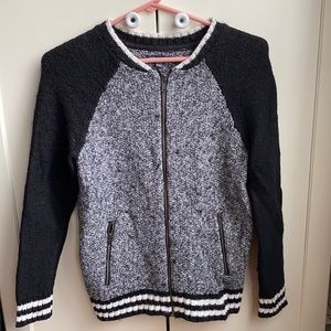 AE Knit Bomber Sweater